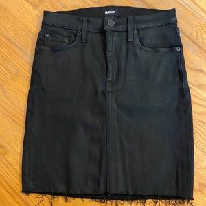 Hudson Robbie Midrise Pencil Skirt Raw Hem